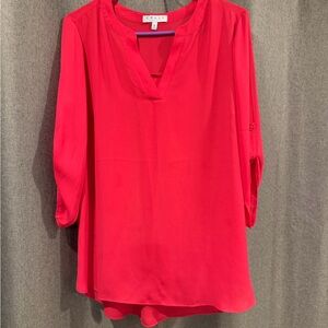 Chaus Vibrant Pink Blouse
